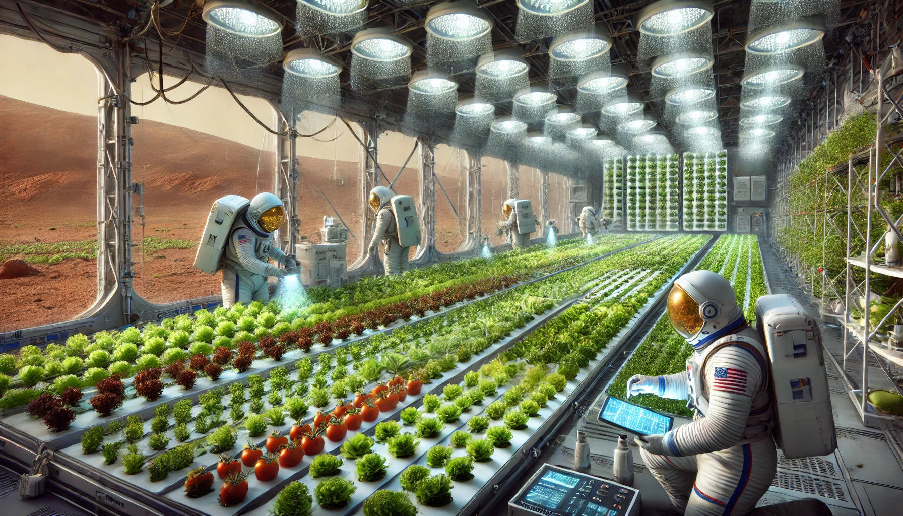 宇航员首次在火星上种植蔬菜：太空探索的历史性里程碑